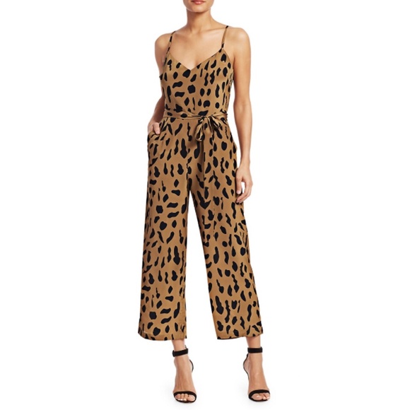 L'Agence Jaelyn Animal-Print Jumpsuit - Picture 3 of 7